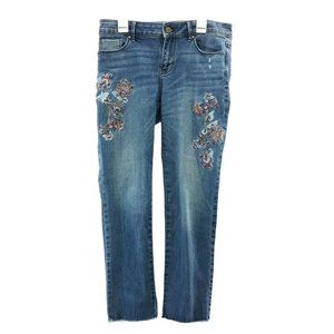 Whitehouse Black Market Girls-Women's Straight Leg Jeans Size -2  Button Closure